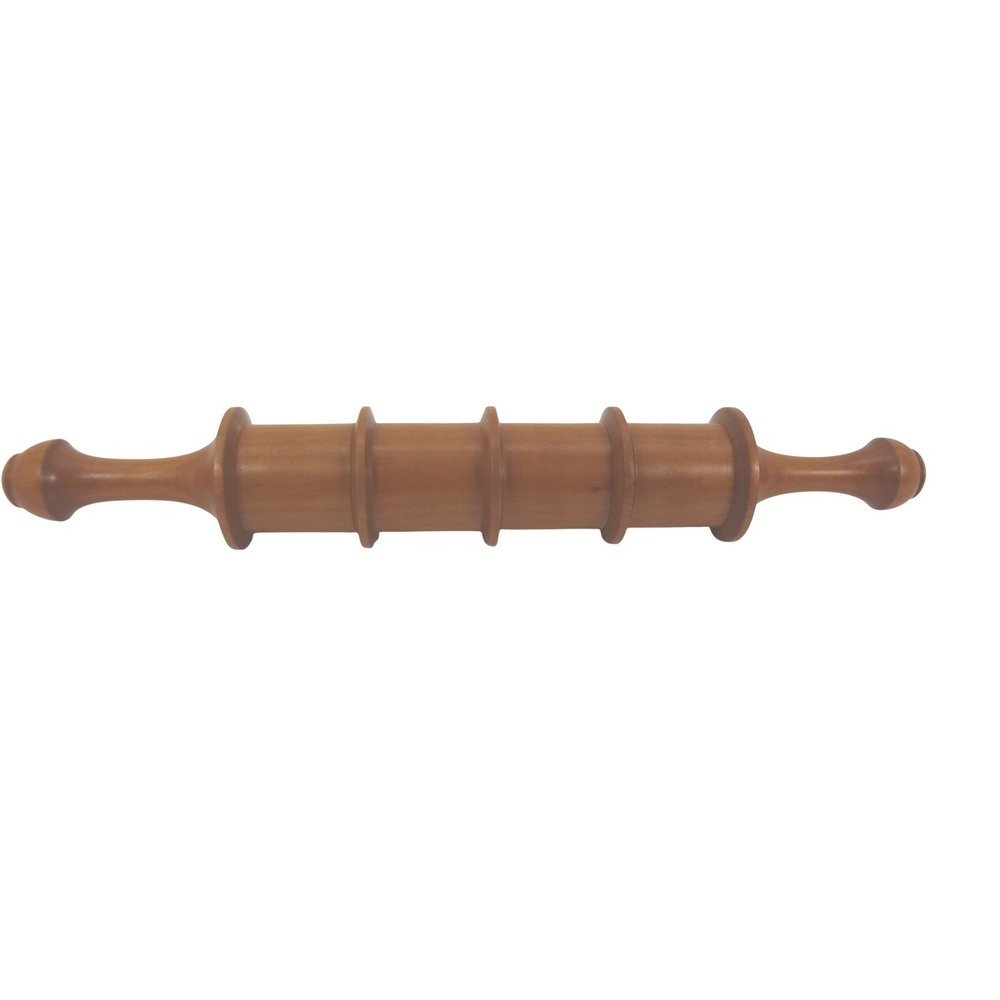 Handcrafted‎ Cherry Wooden Pastry and Pasta Rolling Pin 5 Section Cutter